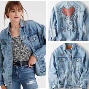 American Eagle x Keith Haring Denim Jacket